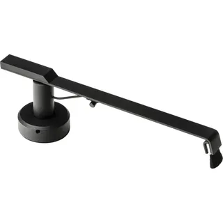 Pro-Ject Sweep it S2 magnetisch stabilisierter Mitlaufbesen, Schwarz | Mitlaufbesen mit Neodym-Magnet gegen das Skating, in der Höhe verstellbar, Naturhaarbürste, säubert Platten beim Abspielen