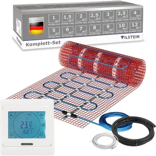 VILSTEIN Elektrische Fußbodenheizung 150W/m2 3m2 - 6m
