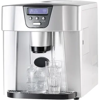 Rosenstein & Söhne Eiswürfelmaschine EWS-2300, Eis- und Wasserspender