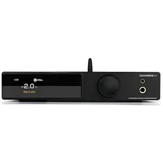 SMSL DO300EX MQA DAC Bluetooth 5.1 Balanced Headphone Amplifier AK4191&AK4499EX XU316 USB/OPT/COAX/I2S Input RCA/XLR/4.4mm/6.35mm Headphone Output HiFi Desktop DAC Preamplifier (Black)