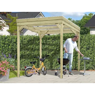 deltagartenh Unterstand Uniport 203 x 199 x 230 cm grün