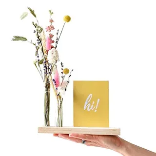 BloomPost BlooMemory - Getrocknete Blumen direkt an den Briefkasten - Blumenstrauß Länge +/- 30cm