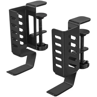 Vertikaler Laptop-Halter für den Schreibtisch, seitlicher Laptop-Organizer | Vertikaler Organizer für den Schreibtisch, seitlicher Laptop-Halter, verstellbar | Klemmbare Schreibtischablage für Laptop-