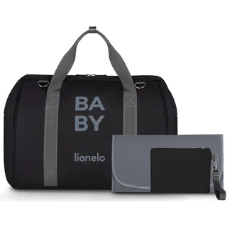 lionelo Ida Kinderwagentasche, 2 interne Thermo-Taschen für Flaschen, Tasche für Feuchttücher, Wickelauflage, Kosmetiktasche, Riemen zur Befestigung am Kinderwagen