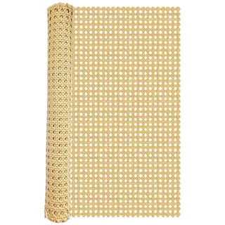 50cm x 100cm Wiener Geflecht,Wiener Geflecht Meterware,Kunststoff PE Cane Webbing Rattan Roll,Wiener Geflecht Flechtmatten for Rattan Craftsmen,Handgemachtes PE Rattan Geflecht für DIY Möbeldekoration