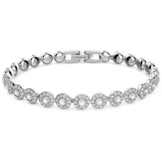 Swarovski Una Angelic Armband Rund Weiss Rhodiniert Größe M