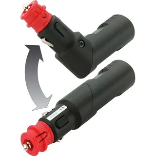 ProCar Sicherheits-Universalstecker (winkelbar) mit Bohrung für 3mm LED Belastbarkeit Strom max.=8A