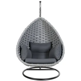 Home Deluxe Hängesessel Cadeira 1-Sitzer Hellgrau