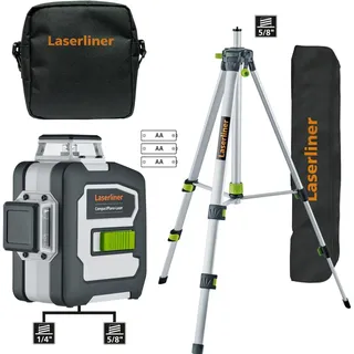 LASERLINER CompactPlane-Laser 3G Set 150 Dreidimensionaler Laser inkl. Tasche, inkl. Stativ Reichweite (max.): 30 m
