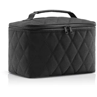 Reisenthel Cosmetic case Rhombus Black - quadratischer Kulturbeutel, Gepäckorganisator, Kosmetiktasche