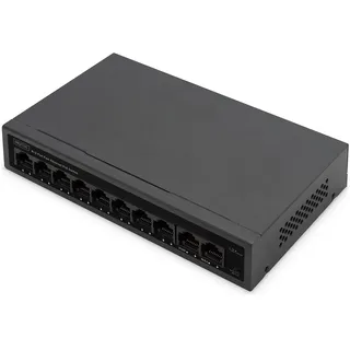 Digitus DN-95354 8+2 Ports Fast Ethernet PoE Unmanaged