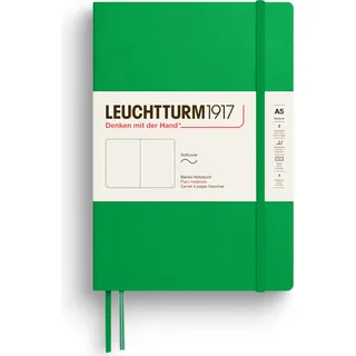 Leuchtturm 1917 Notizbuch A5 blanko Spring Leaf