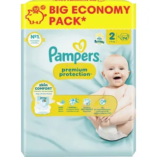 Pampers Premium Protection Gr. 2 (4-8 kg) 74 St.