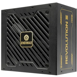 Enermax Technology ENERMAX Revolution III 750 Watt |vollmodulares ATX 3.1-Netzteil | PCIe 5.1 |80 Plus Gold |flüsterleiser 120mm FDB-Lüfter | 105°C jap. Kondensatoren | ERV750G-AHG-MAC