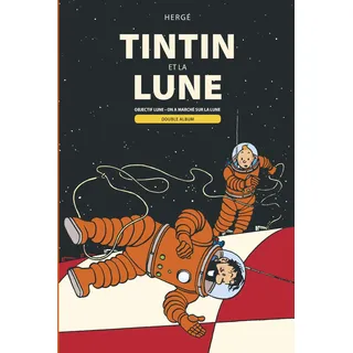 Casterman Tintin - Tintin et la Lune: Double album : Objectif lune - On a marché sur la lune