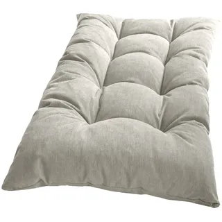 Chillkissen "Yanni Feincord" 2er-Pack - ca. 70 x 120 cm, Silber