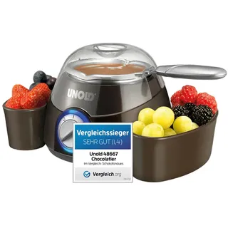 Unold Chocolatier 48667 Schokoladenbrunnen Braun, Silber