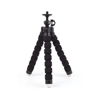 BerryBase flexibles Mini-Stativ mit Kugelkopf, 175mm, schwarz
