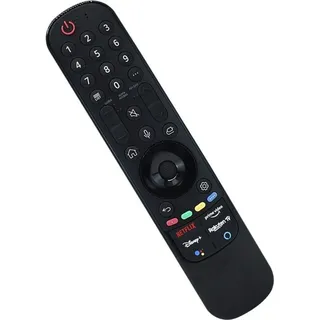 Ersatz Fernbedienung für LG TV Fernseher 86NANO756PA | 86NANO759PA | 86NANO866PA | 86NANO869PA | 86NANO916PA - Schwarz