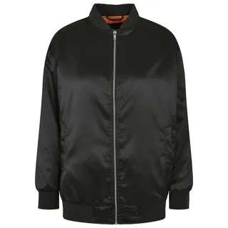 URBAN CLASSICS Oversized Satin Bomberjacke Black XS