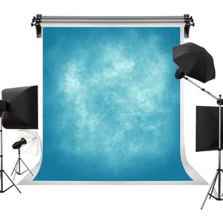 Kate Foto Fotoleinwand Hintergrund, 1,5 x 2,1 m, Blau
