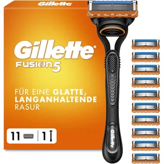 Gillette Fusion5 Handstück + Rasierklingen 11 St. 
