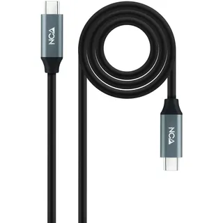 NANOCABLE USB-C auf USB-C 2 m Schwarz