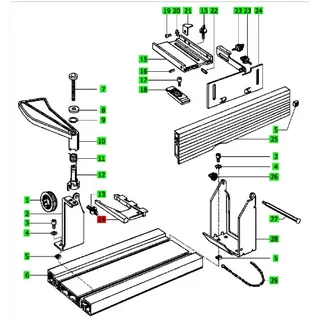 FESTOOL Klammer SE-HL ET-BG * 200456 (alt: 715149)