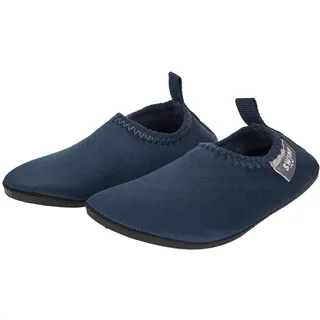 Sterntaler Badeschuhe Uni – Baby Aquaschuhe – Unisex Strand Slipper mit flexibler Sohle – schnelltrocknend & leicht - Ideal für Strand & Schwimmbad - Kinder Bademode – Farbe marine, Größe 30