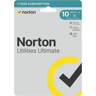 Norton Utilities Ultimate 2025, 10 Geräte - 1 Jahr, Download