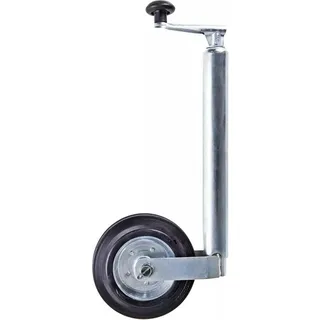 PRO PLUS Stützrad 48 mm Metallfelge mit Vollgummireifen 200 x 50 mm