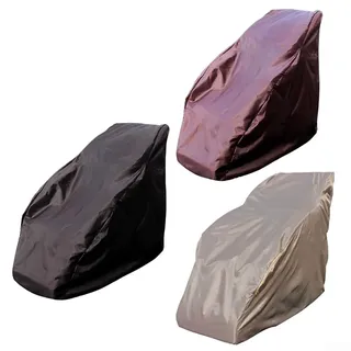 Niceminiwall Massagestuhl-Abdeckung, 135 x 80 x 125 cm, sonnen- und regenfest, elektrischer Massagestuhl, Staubschutz, kratzfeste Oxford-Stoffschutzhülle (schwarz A)