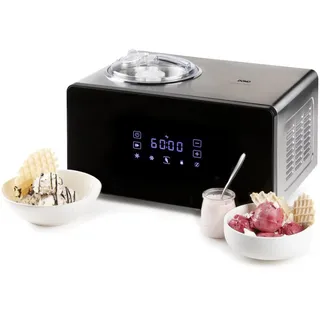 DOMO Eismaschine 1,5 l Grau