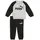 Minicats Raglan Crew Set Kinder Anzug schwarz 92