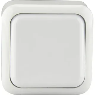 Unitec Taster Aufputz Standard Weiß Schalter Taster - Unitec