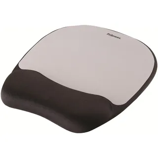 Fellowes Mauspad mit Handgelenkauflage Memory Foam silber