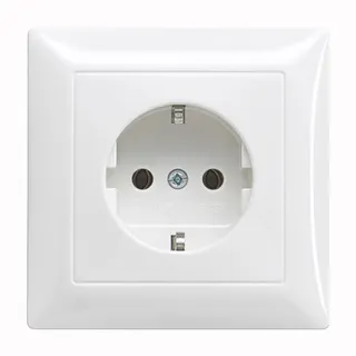 Busch-Jaeger Schuko-Steckdose Unterputz alpinweiß 1 St.