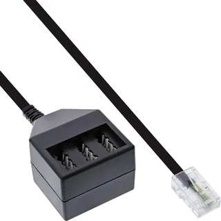 InLine InLine® TAE Adapterkabel, RJ45 Stecker auf TAE NFN Dose, 20cm