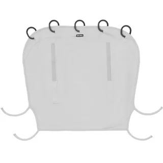Dooky Universal Cover Sonnensegel Kinderwagen Sonnenschutz, Baumwolle, Grau