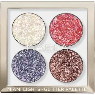 nabla Miami Lights Glitter Palette Lidschatten Palette 4 g