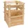 Hochbeet Premium L 65 x 65 x 73 cm Natur