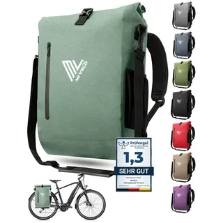 MIVELO Fahrradtasche Rucksack wasserdicht - Mint - 3 in 1 Fahrradtaschen,Bestseller,oft gekauft,rabatt