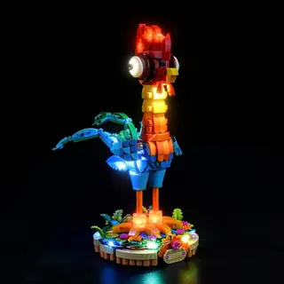 LocoLee Licht Set Kompatibel mit Lego 43272 Heihei, Nur Lichter Set, Licht Beleuchtung Set Compatible with Lego Heihei 43272 (Nicht enthalten Modellset)