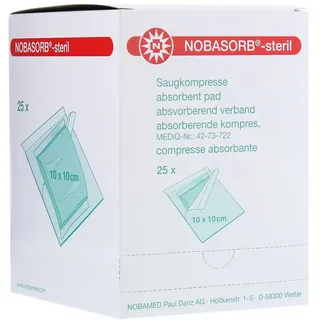 NOBAMED NOBASORB-steril 10x10 P1 25 st