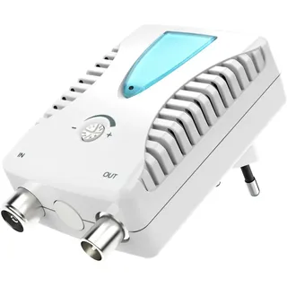 Hama Antennen-Verstärker BK/CATV 25 dB Regulierbar Weiß