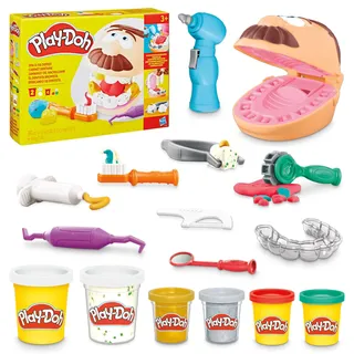 PLAY-DOH Zahnarzt Dr. Wackelzahn Knete 8 Farben je 56 g