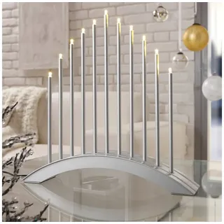 Melitec LED Lichterbogen Advent Weihnachtsleuchter SL19-1