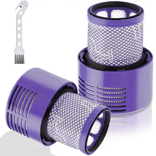 TOPALL Filters für Dyson V10 Filter,Filter für Dyson V10 Filter,Staubsauger Ersatzfilter für Dyson Cyclone V10 Animal/V10 Absolute/V10 Motorhead/V10 Total Clean/SV12 Series Staubsauger(2 PACK)