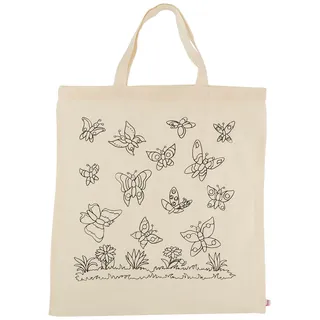 GoKi 58987 - Baumwollbeutel Schmetterlinge