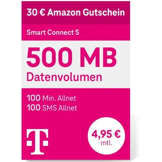 Telekom Smart Connect S (4,95€ mtl. 12Monate Laufzeit) + 30€ Amazon Gutschein